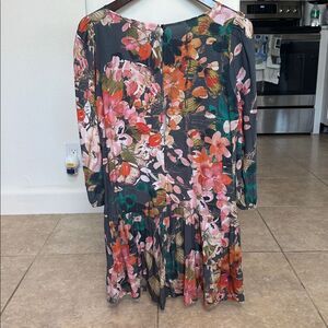 Floral Midi Dress - Multicolor